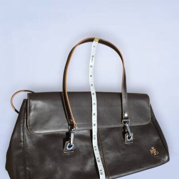 Lauren Ralph Lauren Brown Leather Purse - Picture 12 of 12